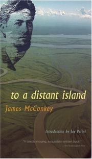 Cover of To a distant island by James McConkey