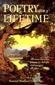 Front cover of Poetry for a Lifetime by Samuel Norfleet Etheredge