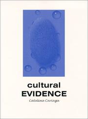 Front cover of Cultural evidence by Catalina Cariaga