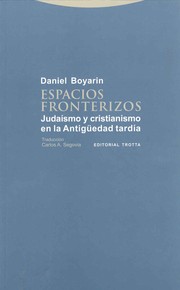 Front cover of Espacios fronterizos by Daniel Boyarin