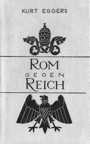 Cover of Rom gegen Reich by Eggers, Kurt