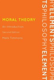 Cover of Moral theory by Mark Timmons