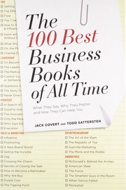 Front cover of The 100 best business books of all time by Jack Covert
