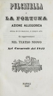 Cover of Pulcinella e La Fortuna by Vincenzo Fioravanti