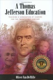 Front cover of A Thomas Jefferson education by Oliver Van DeMille