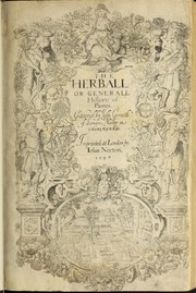 Cover of Herball by John Gerard