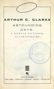 Front cover of Astounding days by Arthur C. Clarke