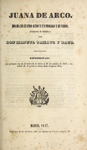 Cover of Juana de Arco by Manuel Tamayo y Baus