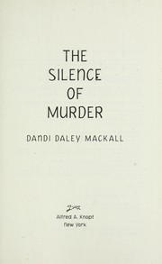 Front cover of The silence of murder by Dandi Daley Mackall