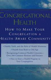 Cover of Congregational health by Kristen L. Mauk
