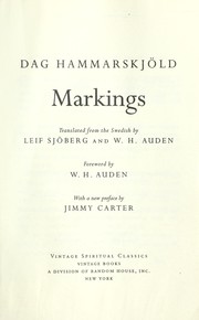 Front cover of Vägmärken by Dag Hammarskjöld