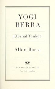 Cover of Yogi Berra by Allen Barra