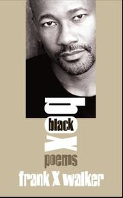 Cover of Black Box by Frank X. Walker