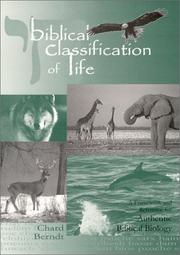 Front cover of Biblical classification of life by Chard Berndt
