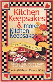 Cover of Kitchen keepsakes by Bonnie Welch