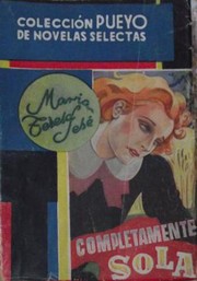 Cover of Completamente sola by María Teresa Sesé