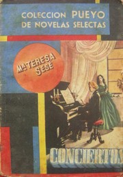 Front cover of Conciertos by María Teresa Sesé