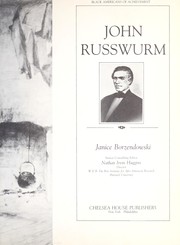 Cover of John Russwurm by Janice Borzendowski