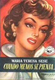 Front cover of Cuando menos se piensa… by María Teresa Sesé