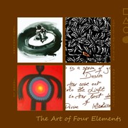 Front cover of Art of 4 Elements (Alchemy of Love Mindfulness Training Book #1) by Nataša Pantović Nuit
