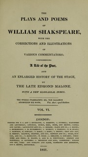 Front cover of The Plays and Poems of William Shakspeare. Volume VI (As You Like It / Romeo and Juliet) by William Shakespeare