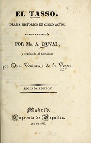 Cover of El Tasso by Alexandre Vincent Pineux Duval