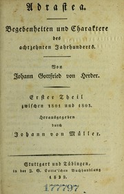 Cover of Johann Gottfried von Herder's sämmtliche Werke.. by Johann Gottfried Herder