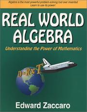 Cover of Real World Algebra by Edward Zaccaro