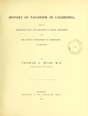 Front cover of History of paganism in Caledonia by T. Wise