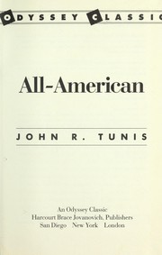Cover of All-American by Tunis, John Roberts
