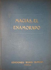 Front cover of Macías, el enamorado by Sarah Lorenzana