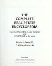 Cover of The complete real estate encyclopedia by Denise L Evans