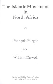 Cover of Islamisme au Maghreb by François Burgat