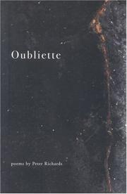Cover of Oubliette by Richards, Peter