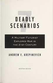 Front cover of 7 deadly scenarios by Andrew F. Krepinevich