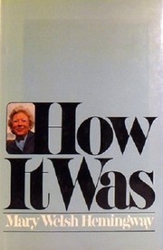 Front cover of How it was by Mary Welsh Hemingway