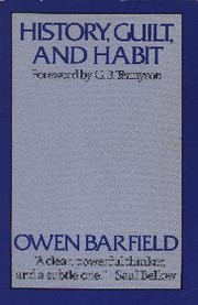 Front cover of History, guilt, and habit by Owen Barfield