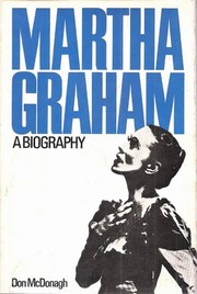 Cover of Martha Graham by Don McDonagh
