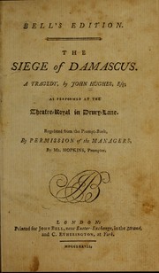 Front cover of The siege of Damascus by Hughes, John