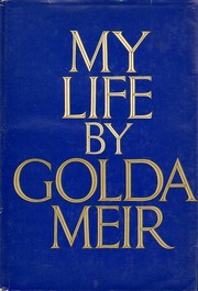 Cover of My life by Golda Meir