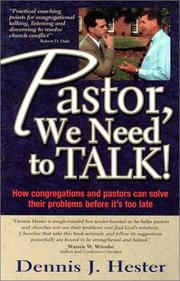 Cover of Pastor, We Need to Talk by Dennis Hester