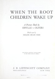 Cover of When the root children wake up by Helen Dean Fish