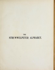 Cover of The Struwwelpeter alphabet by Harold Begbie