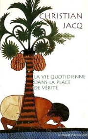 Front cover of La place de vérité by Christian Jacq