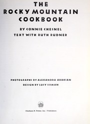 Front cover of The Rocky Mountain cookbook by Connie Chesnel