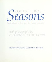 Cover of Seasons by Robert Frost
