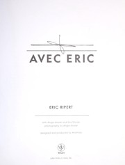 Cover of Avec Eric by Eric Ripert