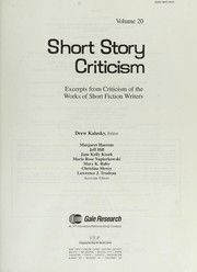 Front cover of Short Story Criticism by Drew Kalasky
