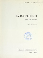 Cover of Ezra Pound and his world by Peter Ackroyd