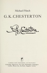 Cover of G.K. Chesterton by Michael Ffinch
